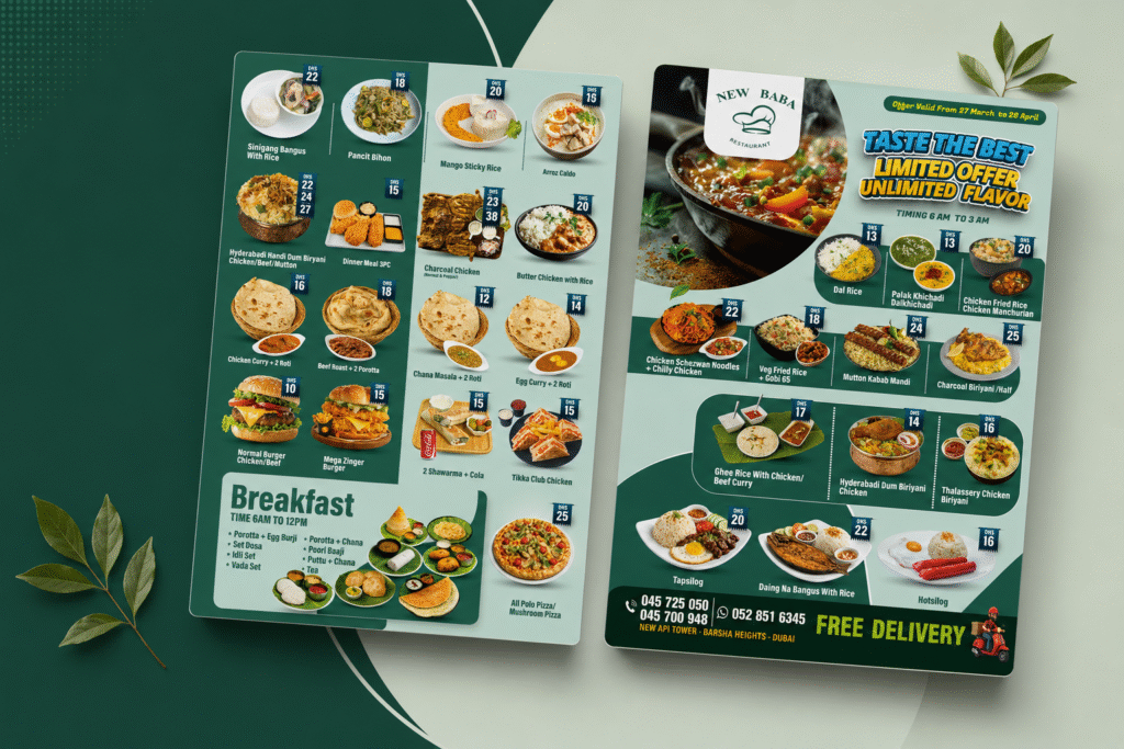 menu card 10